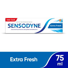 خمیردندان سنسوداین Extra Fresh اصل 🇬🇧 انگلستان، تازگی طولانی و محافظ حساسیت، Sensodyne Extra Fresh Toothpaste
