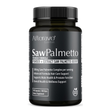 مکمل ساو پالمتو افترایو، اصل 🇺🇸، تقویت رشد مو و حمایت از سلامت پروستات، Afterave Essentials Saw Palmetto Premium